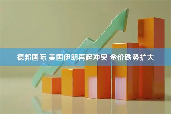 德邦国际 美国伊朗再起冲突 金价跌势扩大